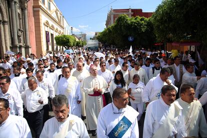 Iglesia católica Quinta Caminata por la Paz organizada por Diócesis de Cuernavaca