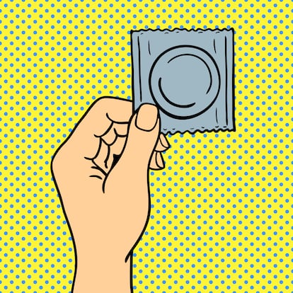 Human hand holding condom pose signal human fingers. Human hand isolated. Silhouette of hand showing symbols finger thumb vector illustration. Phone, talk, smart phone.