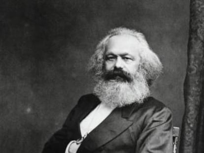 O filósofo e político Karl Marx (Trier, 1818 – Londres, 1883)