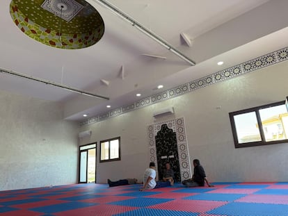 Foto del interior de la mezquita de Piera antes del incendio, cedida por la comunidad islámica.