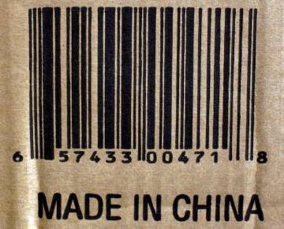 Etiqueta de &lsquo;Made in China&rsquo;.