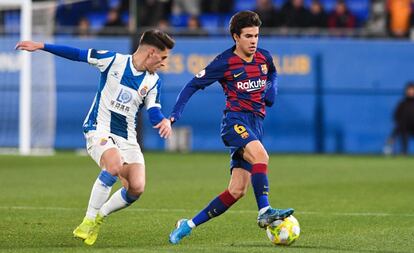 Una imatge de l'Espanyol B-Barça B.