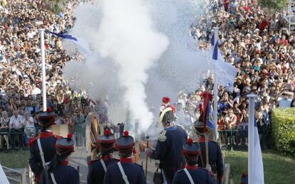 El cañonazo da el relevo a las fiestas de San Sebastián