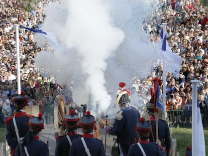 El cañonazo da el relevo a las fiestas de San Sebastián