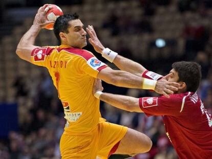 Kiril Lazarov lanza ante el austriaco Wagesreiter