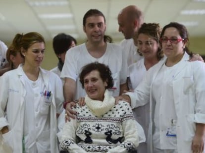 Teresa Romero was discharged from hospital on November 5 after recovering from Ebola.
