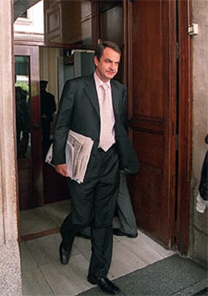 Zapatero, en el Congreso en octubre pasado.