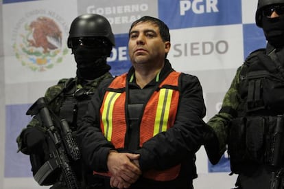 Felipe Cabrera Sarabia, alias El Inge, presunto jefe de escoltas del capo Joaquín El Chapo Guzmán, detenido el pasado 23.