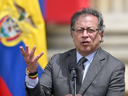 El presidente Gustavo Petro el pasado 26 de junio en la Casa de Nariño, en Bogotá.