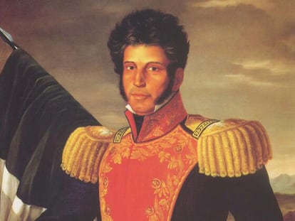 Retrato de Vicente Guerrero.