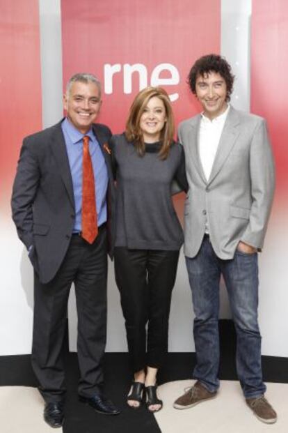 Juan Ramón Lucas, Pepa Fernández y Toni Garrido