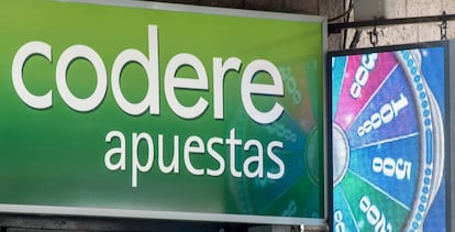 Salón de apuestas de Codere. 