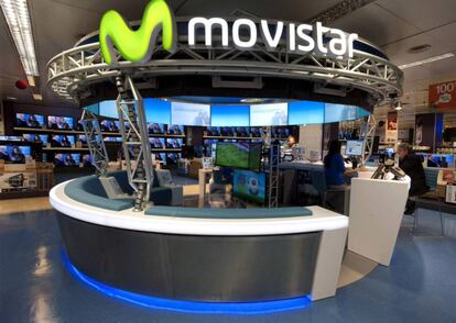 Botiga de Movistar a Madrid.