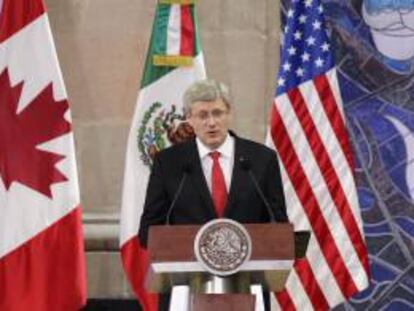 En la imagen, el primer ministro canadiense, Stephen Harper. EFE/Archivo