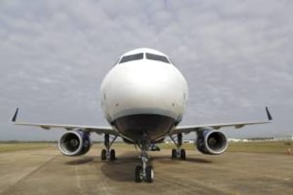 Vista frontal de un Airbus A320. EFE/Archivo