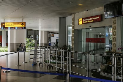 El aeropuerto internacional Ngurah Rai de Denpasar Bali, en mayo de 2020. 