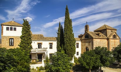 Exterior del Cortijo del Marqu&eacute;s, en Albolote (Granada).