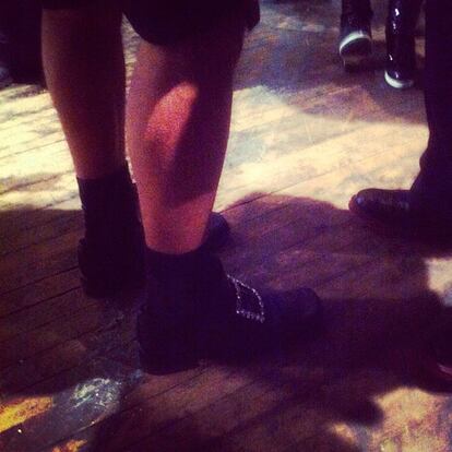 Los pies de Marc Jacobs.