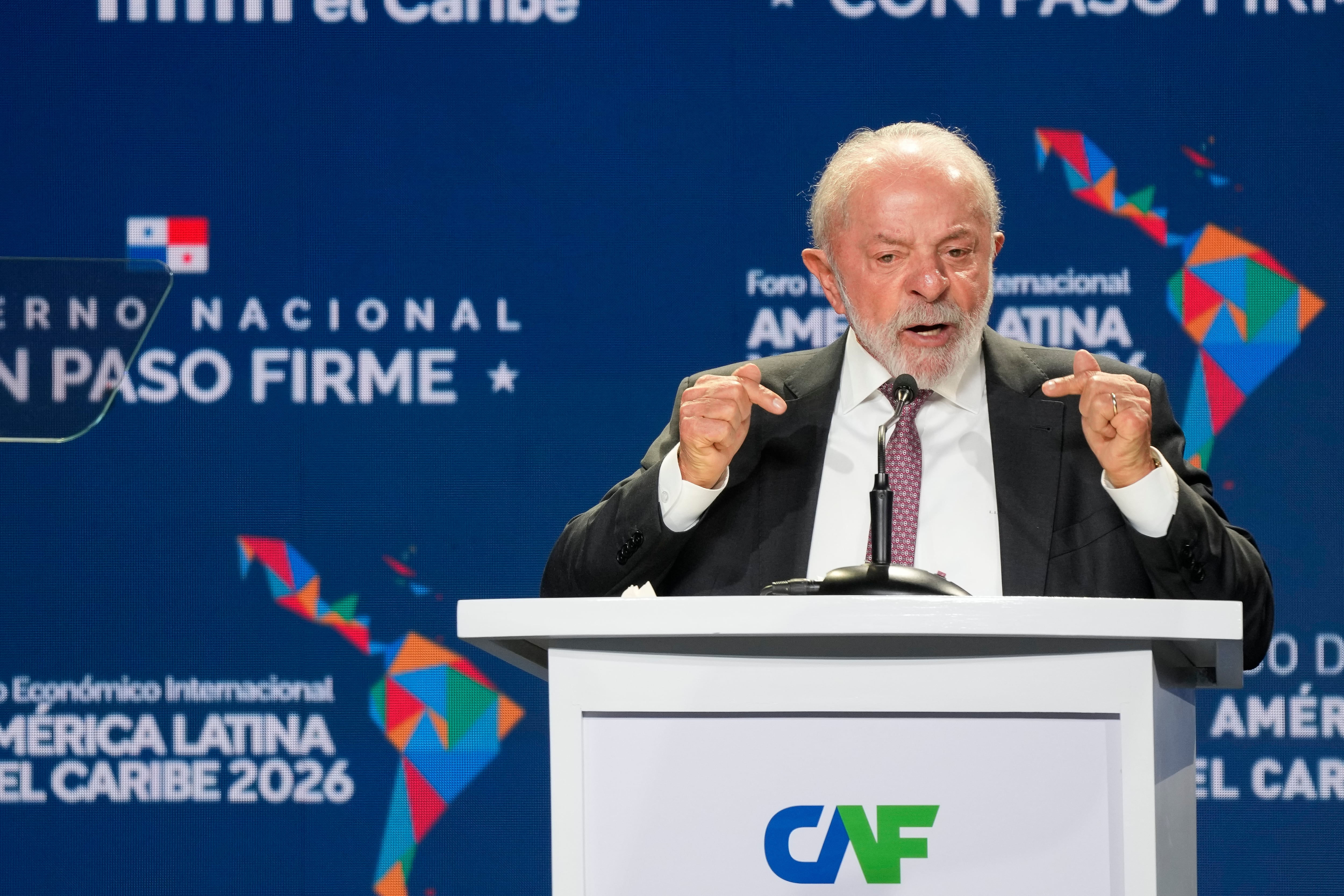La intervención de Luiz Inácio Lula da Silva, presidente de Brasil, en el Foro Económico Internacional América Latina y el Caribe.