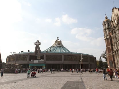 La Basílica de Guadalupe en la Ciudad de México.