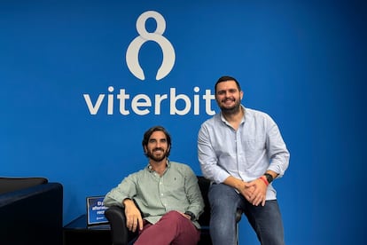 Aarón Cogolludo, chief revenue officer de Viterbit, y Dimitri Nicolau, cofundador y CEO.