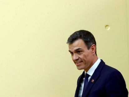 El presidente del Gobierno español, Pedro Sánchez