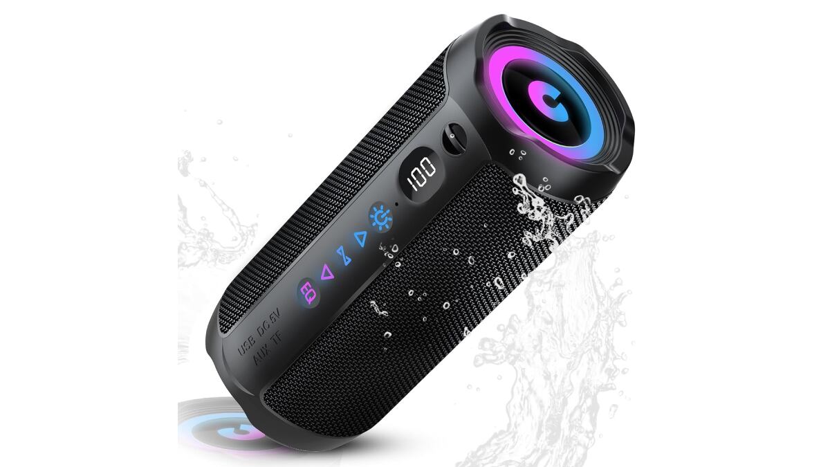 Altavoz inalámbrico con 25 horas de autonomía.