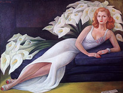 <b></b><i>Retrato de la Señora Gelman</i> (1943), de Diego Rivera.