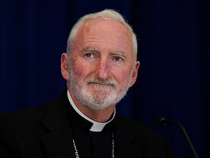 David O'Connell, obispo auxiliar de Los Ángeles, en una imagen de noviembre de 2021.