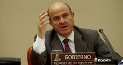 Economy Minister Luis de Guindos.