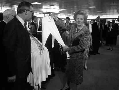Imagen de Margaret Thatcher, una mujer controvertida políticamente pero a la que nadie niega su capacidad de trabajo, y que también está presente en la exposición.