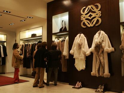 Local en Madrid de Loewe, perteneciente al gigante francés del lujo LVMH.