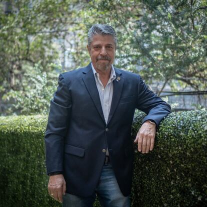 Rafael Gual Cosío, director de la Cámara de la Industria Farmacéutica (Canifarma), durante una entrevista para EL PAÍS, en su oficina, en Ciudad de México, el 16 de mayo de 2024.