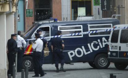 Imagen de archivo de una operación policial en Alcalá de Henares. 
