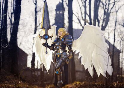 La cosplayer Shappi como un personaje del 'LOL'.