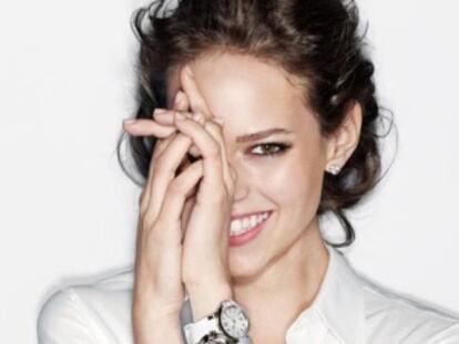 Una imagen promocional de los relojes Harry Winston.
