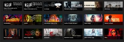 Pelis de terror gratis en Spotify