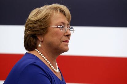 A presidenta do Chile, Michelle Bachelet.