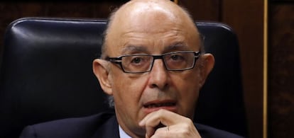 El ministro de Hacienda y Función Pública, Cristóbal Montoro.