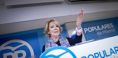 Aguirre durante la rueda de prensa de este domingo.