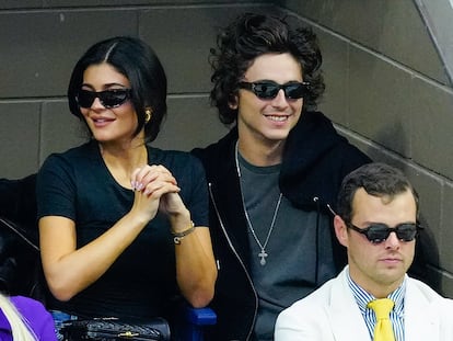 Kylie Jenner y Timothée Chalamet acudieron juntos a la final del US Open de tenis.