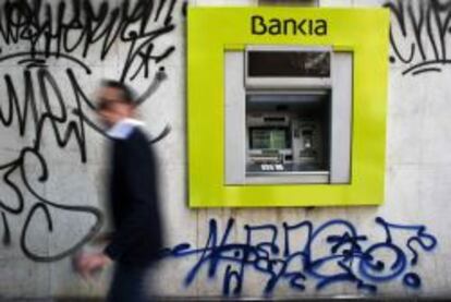 Imagen de un cajero de Bankia.