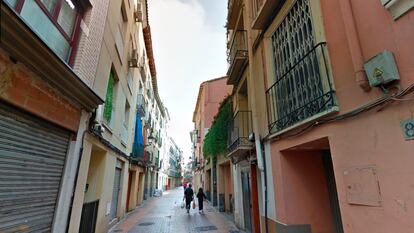 La calle Boggiero de Zaragoza.