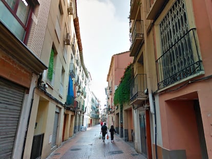 La calle Boggiero de Zaragoza.