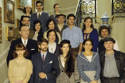 Los protagonistas de la serie de TVE <i>14 de abril. La República.</i>