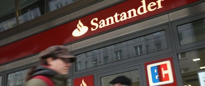 Una sucursal de Santander, en Berl&iacute;n.