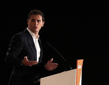 El líder  de Ciutadans, Albert Rivera.