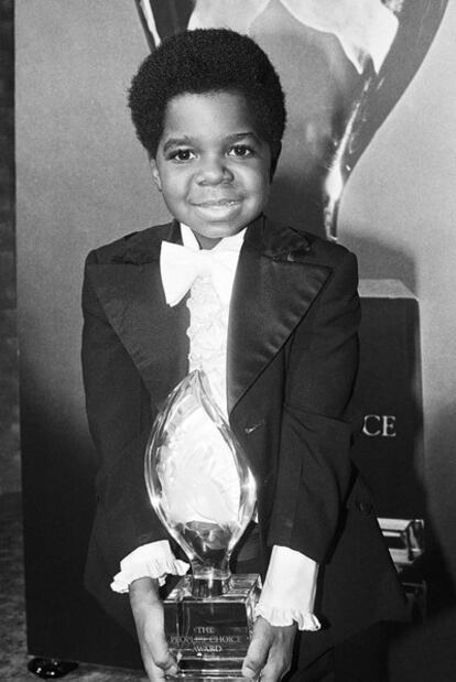 Gary Coleman, en 1980, recoge el People&#39;s Choice Award en Los Ángeles.