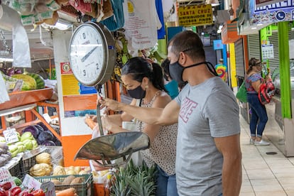 Mercado Central, el 16 de julio de 2020, en San José, Costa Rica.