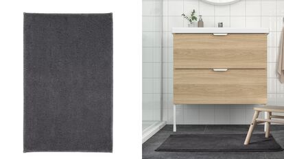 Las dimensiones de esta alfombra doméstica son idóneas para poner en cualquier baño o aseo.